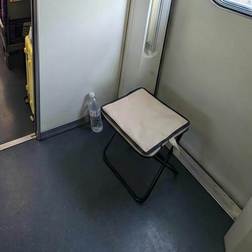 户外折叠椅旅游可携式折叠凳露营椅结实马扎高铁火车无座神器新款