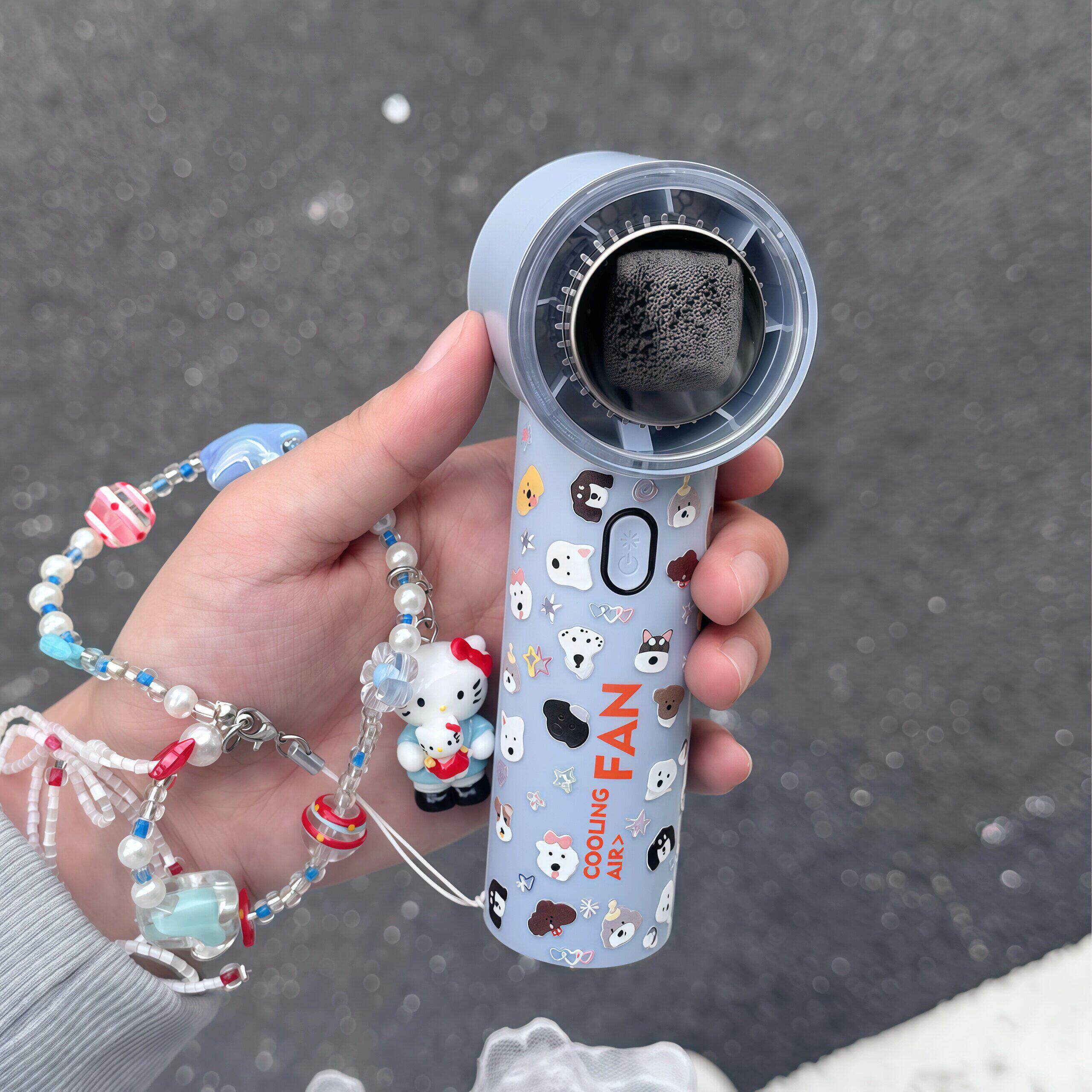 手持小风扇高速便捷学生充电款制冷迷你静音超强力办公室宿舍桌面