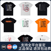 正品 宽松t恤潮牌 情侣男女夏季 vlone短袖 大V王一博陈冠希同款