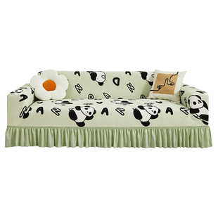 2026新款沙发套全包卍能套四季通用裙边弹力防猫抓防滑夏季防尘罩