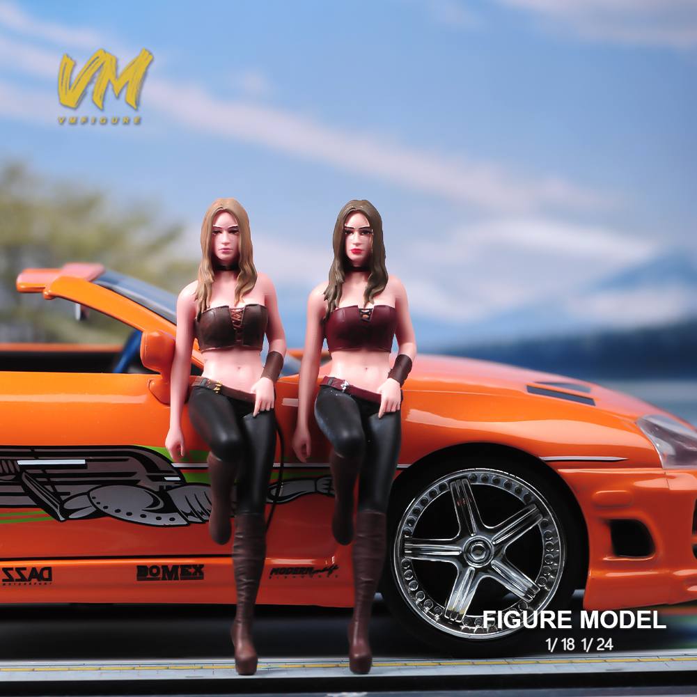 模型搭配小人偶diy涂装沙盘摆件