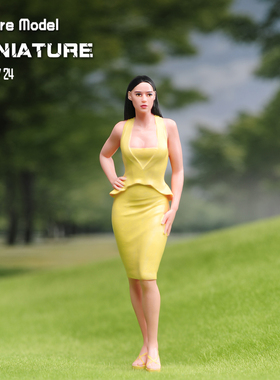 VM1/24/18 莫妮卡贝鲁奇精涂微缩场景模型搭配手工涂装小人偶摆件