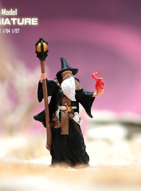VM1/87/64/43/24 魔法巫师微缩场景微拍摄影车模型搭配手办小人偶