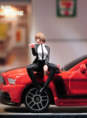 VM1/87/64/43/24/18 链锯人-姬野微缩场景微拍摄影模型手办人偶