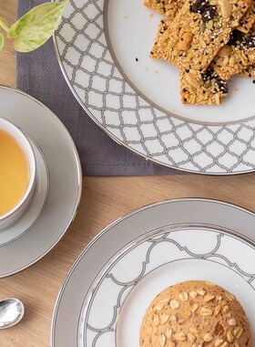 日本Noritake则武 ETERNAL PALACE精致骨碟餐盘餐具家用套装礼物