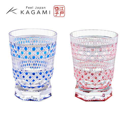 日本KAGAMI八角笼目纹洛克杯