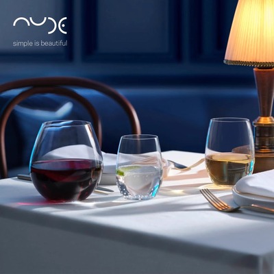 努德进口无脚O杯葡萄酒杯子