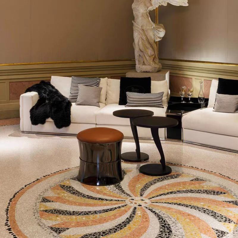 其他家意式极简沙发茶几圆形