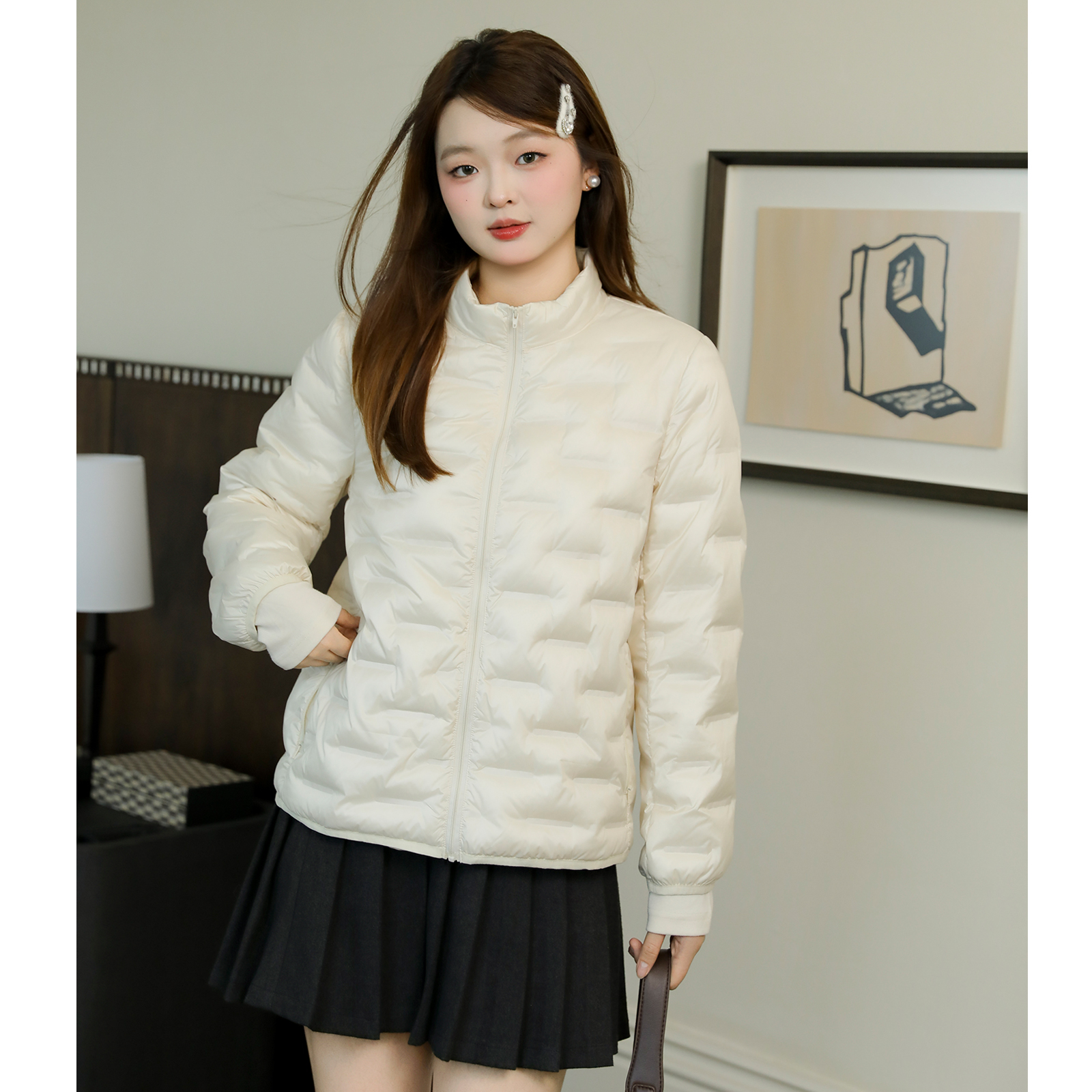 DM100大码轻薄保暖羽绒服