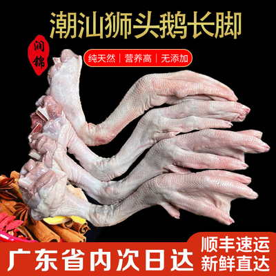 潮汕狮头鹅  澄海狮头鹅 狮头鹅 鹅脚 生鲜 新鲜 现杀 鹅掌 特价