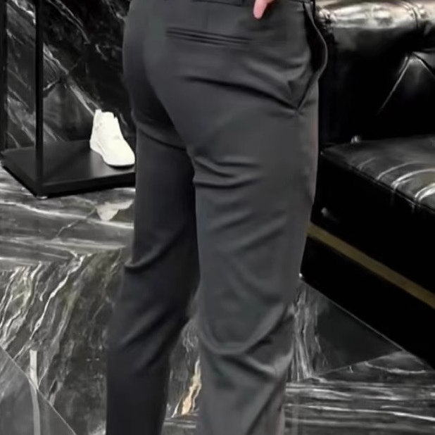 15019春季新款男士商务休闲裤时尚潮流休闲九分男款西裤百搭男裤