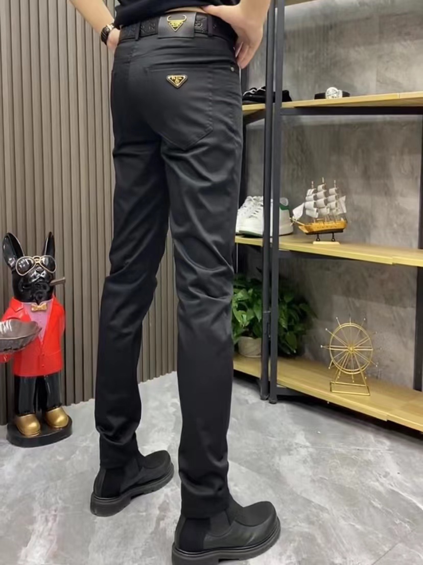 秋季男士商务休闲直筒长裤