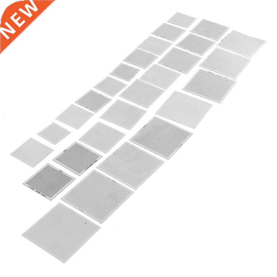 27Pcs/Set For BGA Universal Stencils Reballing Reball Rework