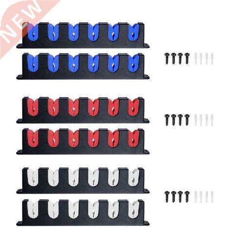 6-Rod Fishing Rod Holders Wall-mounted Pole Rack Horizontal