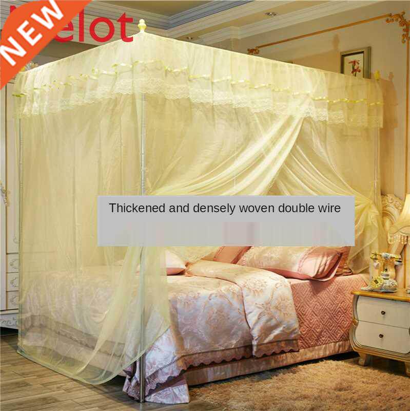 Thickened Single Door Mosquito Net Three 1.8M Bed 1.5