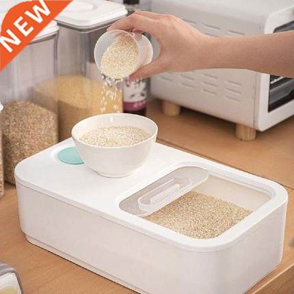 Kitchen Container Transparent Push-pull Moisture-proof Jar