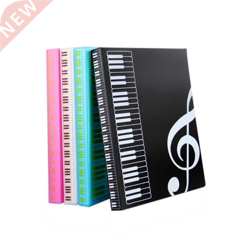New 40/80 Pages Multi-layer Music Folder File Plastic Budget