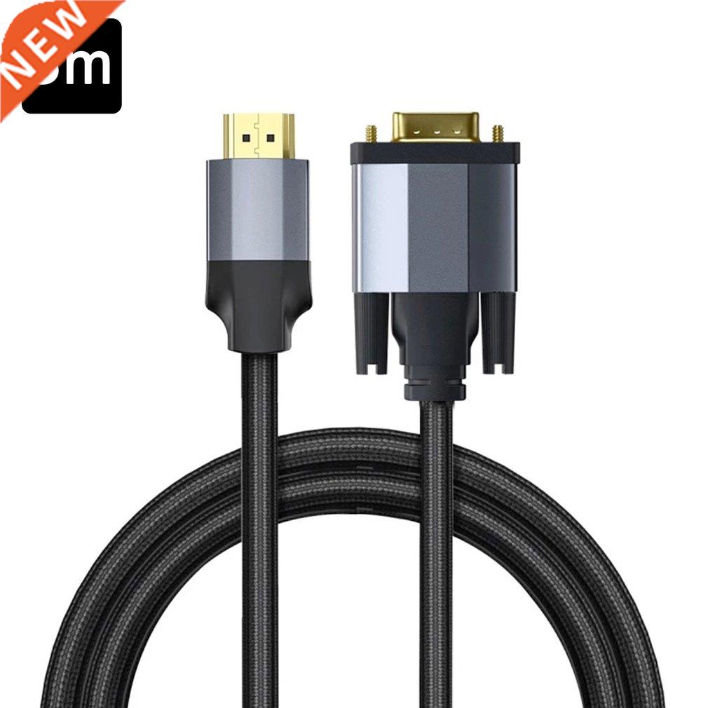 HDMI-compatible to VGA Switch Adapter Cable Male Adapter Gol