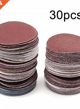 30Pcs 4 Round Shape Sandpaper 320/400/600/800/1000/1500 Gri