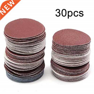 30Pcs 4 Round Shape Sandpaper 320/400/600/800/1000/1500 Gri