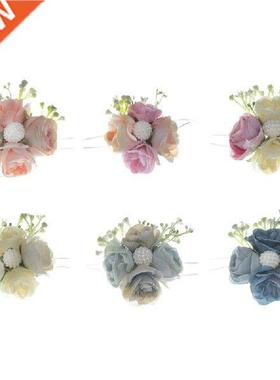 Girls Bride Wrist Flower Wedding Party Supply Accessories