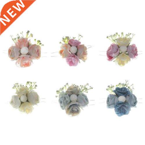 Girls Bride Wrist Flower Wedding Party Supply Accessories