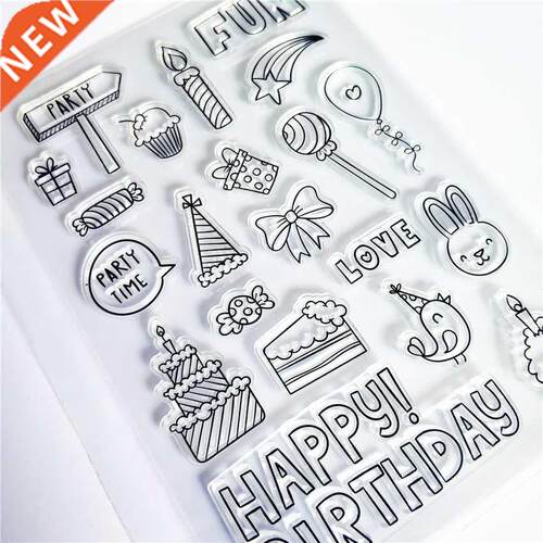 Hot sale birthday present Transparent Clear Stamps / Silicon