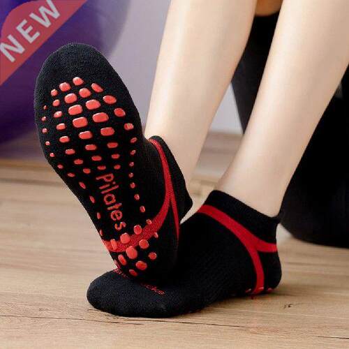 Breathable Anti-Slip Elastic Yoga Socks Lady Dancing