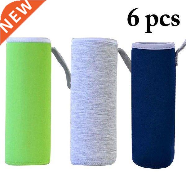 6pcs/4pcs Sport Water Bottle Cover Neoprene Insulator