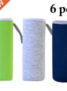 6pcs/4pcs Sport Water Bottle Cover Neoprene Insulator