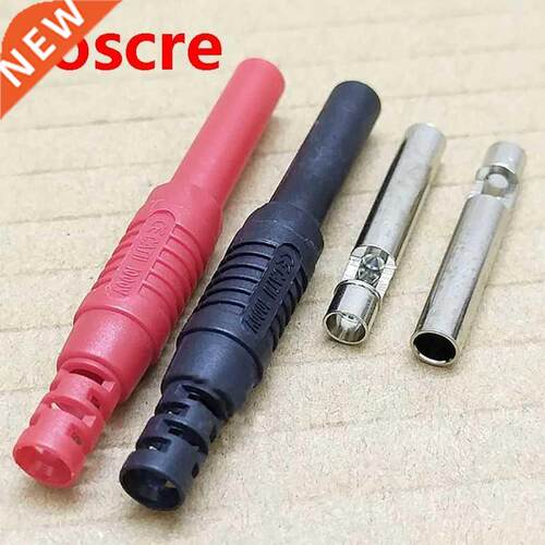 10Pcs Insulated Shrouded Safety 4MM Banana Jack Socket Solde