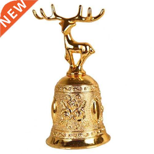Decorative Handheld Hand Call Bell Pleasant Sound Zinc