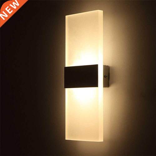 Simple Square LED Wall Lamp AC110V 220V 20V Indoor Lighting