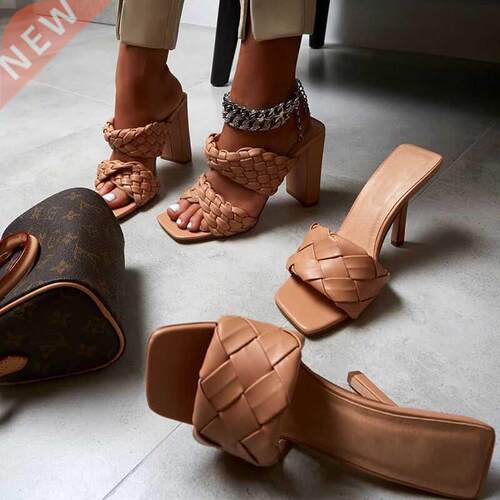 2020summer heels shoes women high heel sandals女高跟凉鞋大码