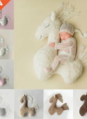 Newborn Baby Photography Props Horse Posing Pillow Photo Pro