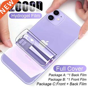 Full ver Hydrogel Film For iPhone 1 12 11 Pro Max Screen Pr