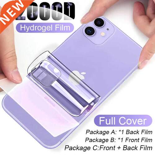 Full ver Hydrogel Film For iPhone 1 12 11 Pro Max Screen Pr