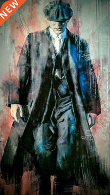 *British high score crime drama Peaky Blinders poster hight