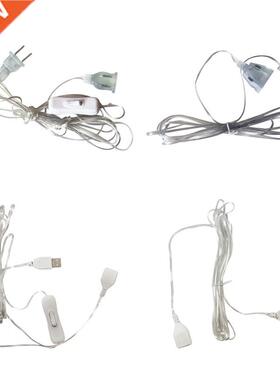 3m Plug Extender Wire Extension Cable EU/US/USB Plug for LED