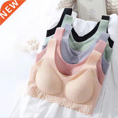 3pcs Plus Size Latex Bra Seamless Bras for Women Underwear