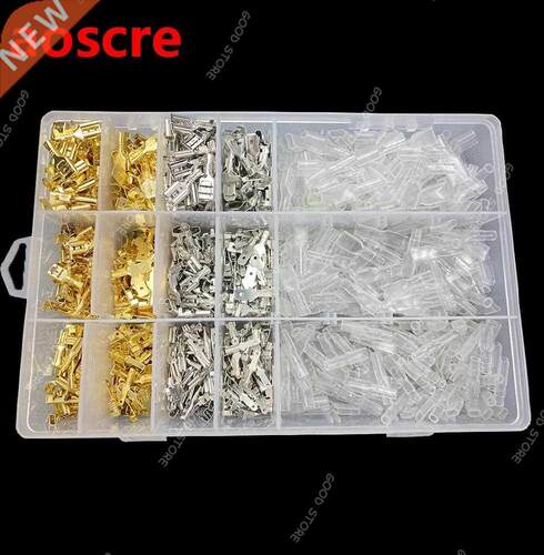 800pcs 2.8/4.8/6.3 crimping terminal insulation sealed wire