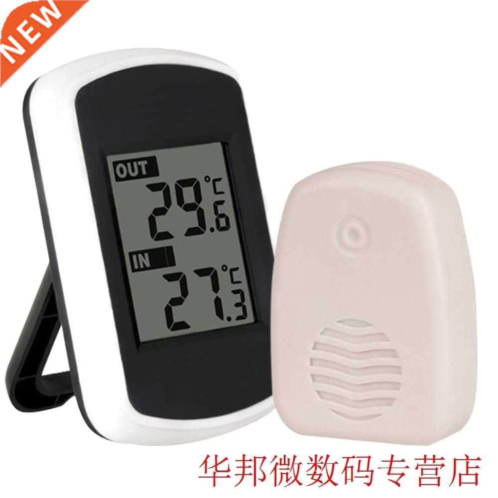 Indoor Outdoor Temperature Thermometer LCD Wireless Digital