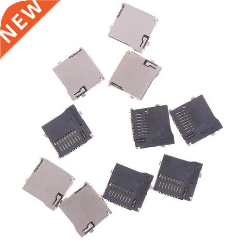 10pcs/pack Push-Push Type TransFlash TF Micro SD Card Socket