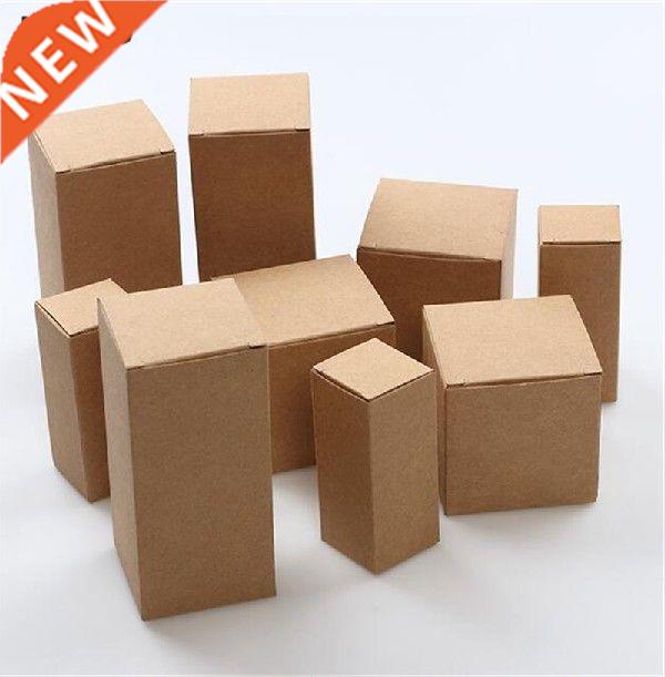 10*10*24cm large brown kraft paper gift packaging boxes