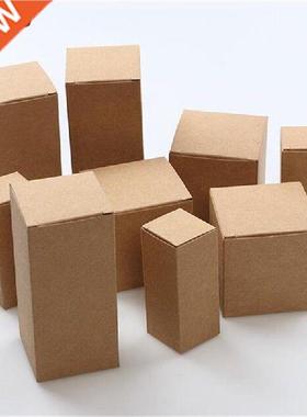 10*10*24cm large brown kraft paper gift packaging boxes