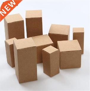 10*10*24cm large brown kraft paper gift packaging boxes