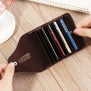 10 Card Slots Mini Card Wallet Holder For Mens Womens Multi