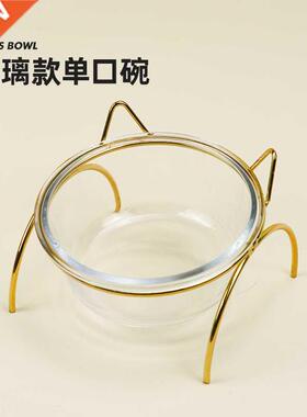 Pet Cat Bowl Double Bowl Cervical Protection Dog Bowl Cat