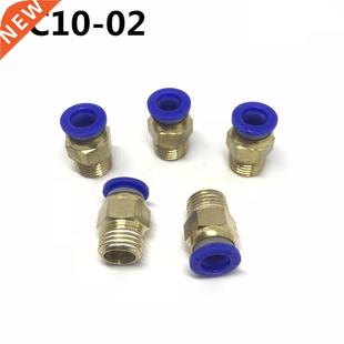 10PCS PC10-02 PC10-2 Pneumatic fitting push in quick connect