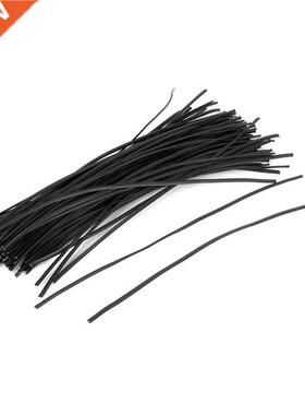 Shell Package Reusable Twist Ties Cable Wires 100pcs Black